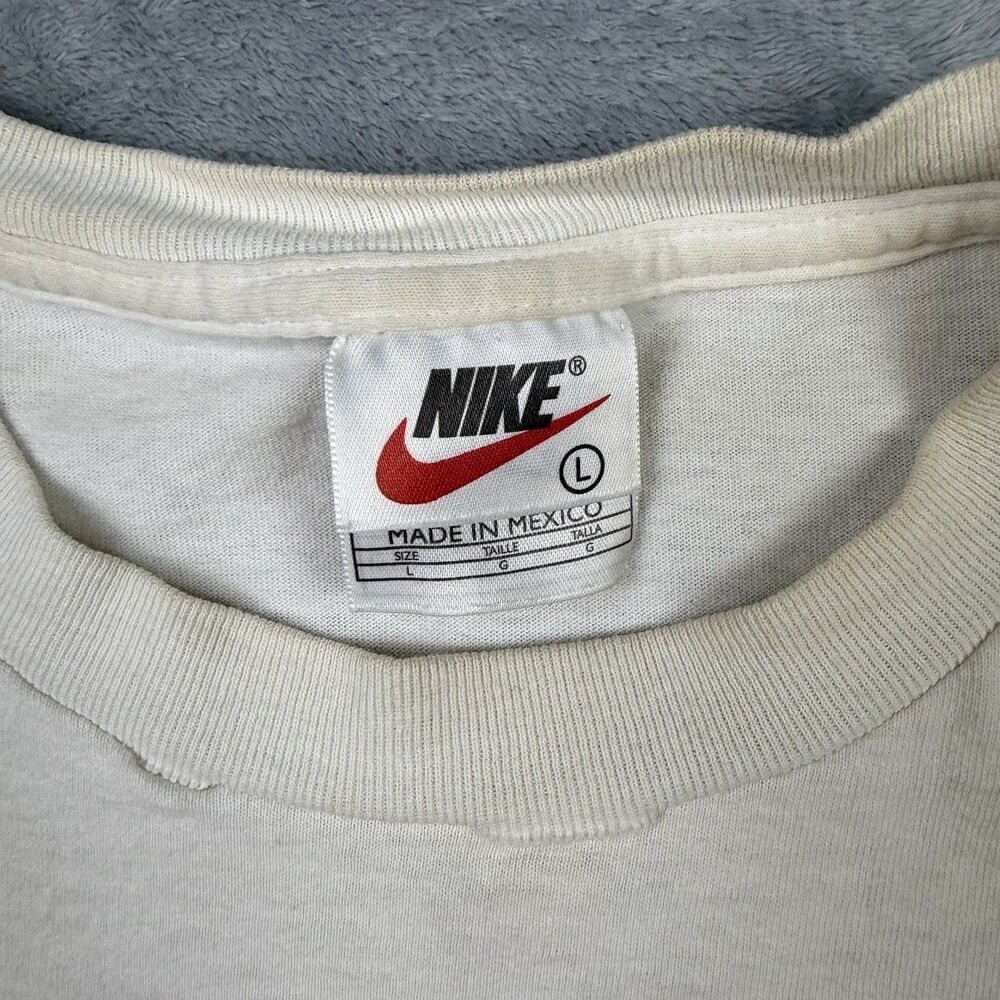 Vintage 90s Nike Greg Mathews Major League Training Center Baseball T-Shirt L - Picture 3 of 8